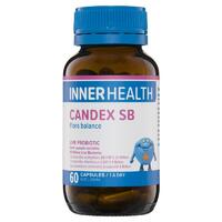 Inner Health Candex Probiotic SB 60 Capsules Support Healthy Digestive System