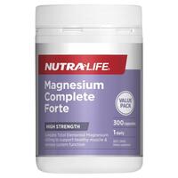Nutra-Life Magnesium Complete Forte 300 Capsules Exclusive Size