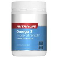 Nutra-Life Omega 3 Triple Strength Odourless 150 Capsules Healthy Brain Function