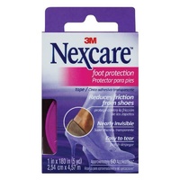 Nexcare Foot Protection Tape 25mm x 4.5m Reduces Friction from Shoes