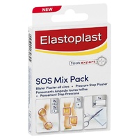 Elastoplast 48677 SOS Blister Mix 6 Pack to Prevent and Treat Blisters