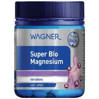 Wagner Super Bio Magnesium 100 Tablets Support Healthy Nervous System Function
