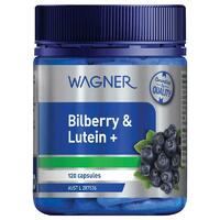 Wagner Bilberry & Lutein+ 120 Capsules Support Healthy Eye Function