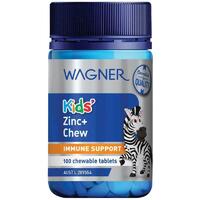 Wagner Kids Zinc Plus Chewable 100 Tablets Maintain Healthy Immune Function