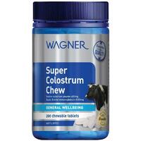 Wagner Super Colostrum Chewable 200 Tablets Support General Wellbeing