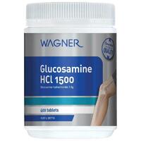 Wagner Glucosamine HCL 1500 400 Tablets Maintain Joint Health Function