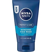 Nivea Men Protect & Care Face Wash Gel 150ml Refreshing Aloe Vera Face Wash