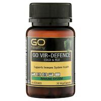 GO Healthy Vir Defence 30 Vege Capsules Support Immune System Health