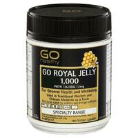 GO Healthy Royal Jelly 1000mg 10 HDA 12mg 180 Capsules Nutritive Tonic