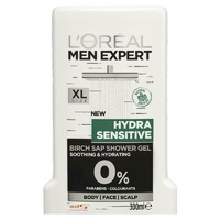 L'Oreal Men Expert Shower Gel Hydra Sensitive 300ml Soothes Redness