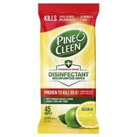 Pine O Cleen Surface Wipes Lemon Lime 45