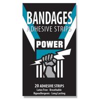 AFL Bandages Port Adelaide Power 20 Pack