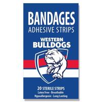 AFL Bandages Western Bulldogs 20 Pack