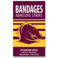 NRL Bandages Brisbane Broncos 20 Pack