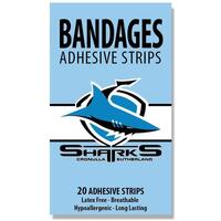 NRL Bandages Cronulla Sharks 20 Pack
