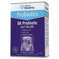 Henry Blooms Probiotic Gut Health 60 Vegetarian Capsules No Refrigeration