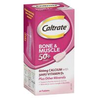 Caltrate Bone & Muscle 50+ 60 Tablets Support Bone Muscle Health For Elderly