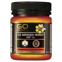 GO Healthy Manuka Honey UMF 5+ (MGO 80+) 250gm (Not For Sale In WA)