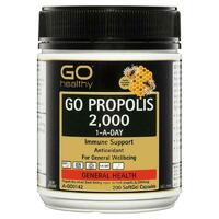 GO Healthy Propolis 2000mg 200 Capsules Support Healthy Immune System