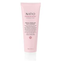 Natio Rosewater Hydration Gentle Cream Gel Face Cleanser 100ml