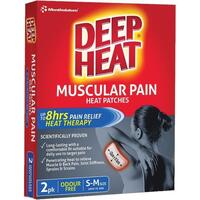 Deep Heat Regular Patch 2 Pack