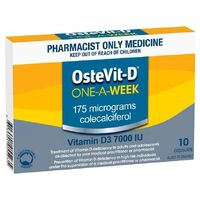 OsteVit-D One-A-Week 7000IU Vitamin D3 ?C 10 Capsules (S3)