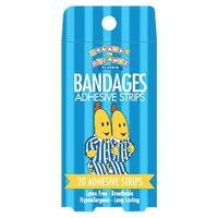 ABC Kids Bananas In Pyjamas Bandages 20 Pack