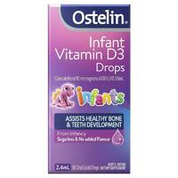 Ostelin Infant Vitamin D3 Drops for Infants 2.4mL Support Muscle Immune Function