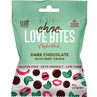 Slim Secrets Choc Love Bites Dark Chocolate & Mint 36g