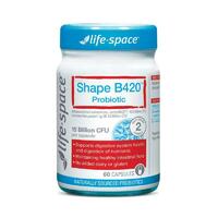 Life Space Shape B420 Probiotic 60 Capsules Support Healthy Digestion System