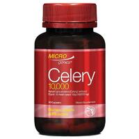 Microgenics Celery 10000 50 Capsules Relieve Urinary Tract Infection