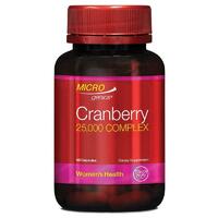 Microgenics Cranberry 25000 Complex 60 Capsules Support Urinary Tract Health