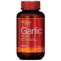 Microgenics Garlic 10000 100 Capsules Support Immune System Zinc Supplement