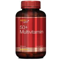 Microgenics 50+ Multivitamin 120 Capsules Support General Health Wellbeing
