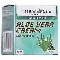 Healthy Care Aloe Vera Moisturizing Cream 100g Soothes Dry Irritated Skin