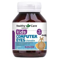 Healthy Care Kids Computer Eyes 60 Chewable Tablets Maintain Eye Macula Health