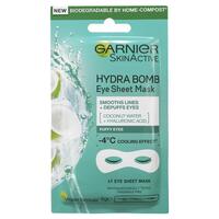 Garnier Hydra Bomb Hyaluronic Acid + Coconut Water Eye Sheet Mask