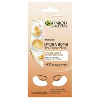 Garnier Skin Active Hydrabomb Eye Tissue Mask Orange Juice with Hyaluronic Acid