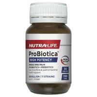 Nutra-Life Probiotica High Potency 30 Capsules Gastrointestinal Tract Health