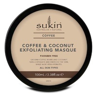 Sukin Coffee And Coconut Exfoliating Masque 100ml Normal to Dryer Skin