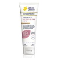 Cancer Council SPF 50+ Day Wear Face Matte Medium Tint 75ml Tube