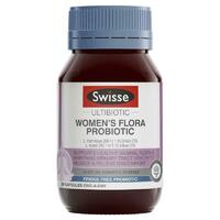 Swisse Ultibiotic Womens Flora Probiotic 30 Capsules Relieve Discomfort