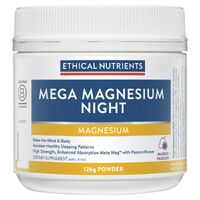 Ethical Nutrients Mega Magnesium Night 126g Calm the Mind & Relax the Body