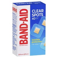 Band-Aid Clear Spots 40 Pack Quilt Aid Technology Non-stick Pad Technology