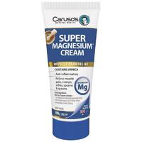 Carusos Natural Health Super Magnesium Cream 100g For Muscle Aches Pain