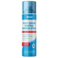 Dermal Therapy Foot Odour Control Powder Spray 210mL Triple Action Formula