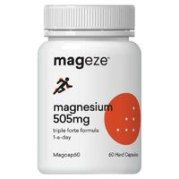 Mageze Magnesium 505mg One a Day 60 Capsules Maintain Energy Level
