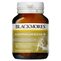 Blackmores Ashwagandha + 60 Tablets Reduce Symptoms Nervous Tension Unrest