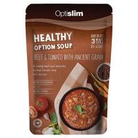 Optislim Healthy Option Soup Beef & Tomato with Ancient Grain 300g