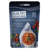 Optislim Healthy Option Meal Spinach and Ricotta Tortellini 300g New